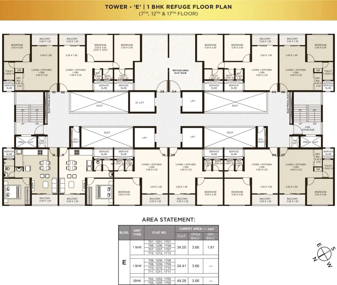 Kolte Patil Oro Avenue Floor plan 3