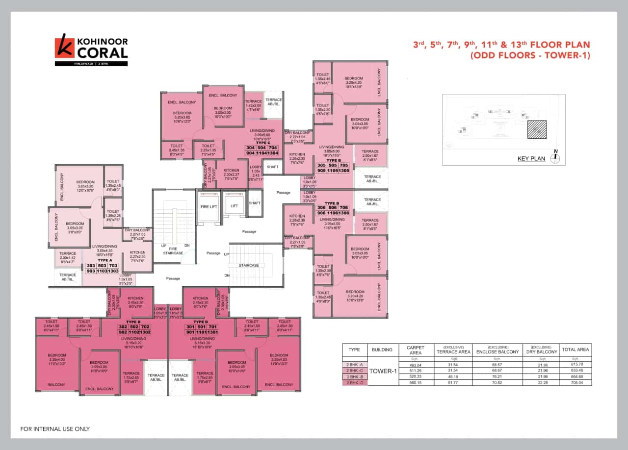 Kohinoor Coral Floor plan 1