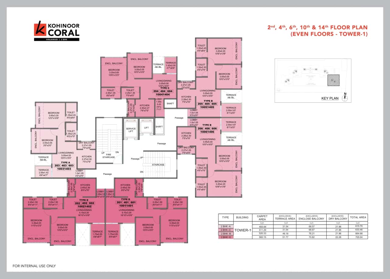 Kohinoor Coral Floor plan 2