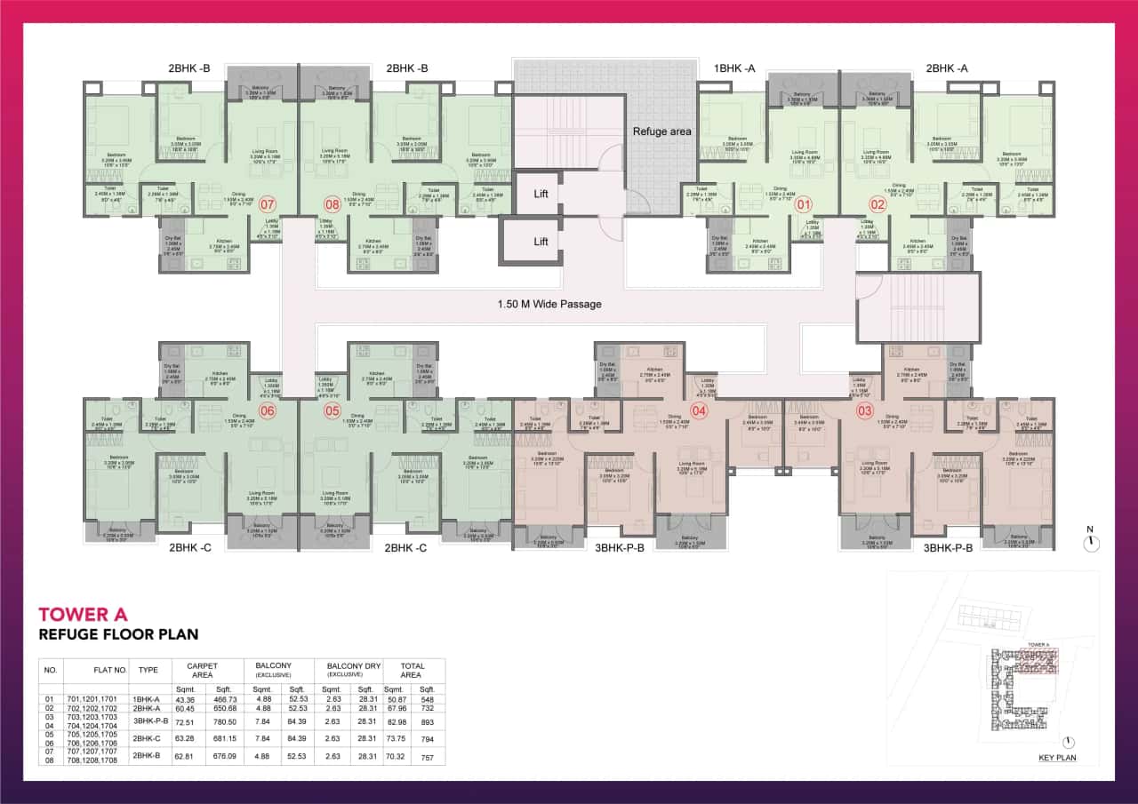 Kohinoor Sapphire 3 Floor plan 1