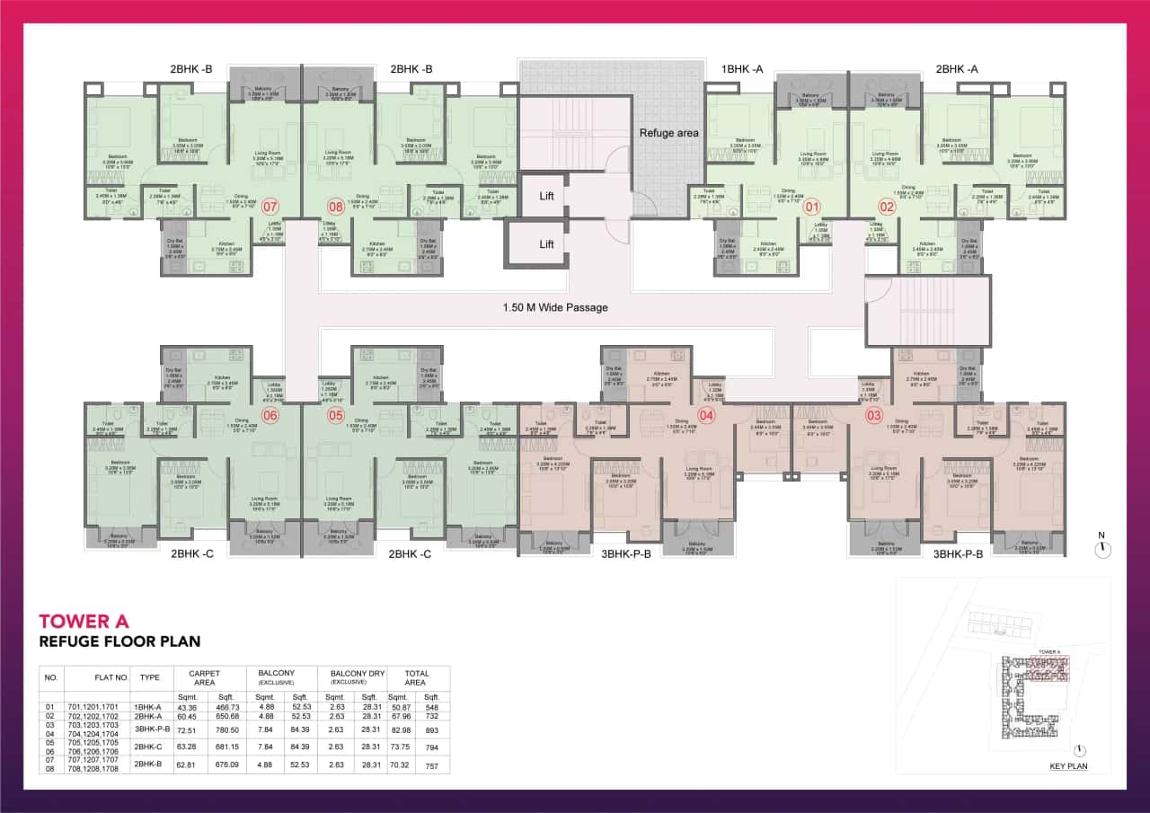 Kohinoor Sapphire 3 Floor plan 2