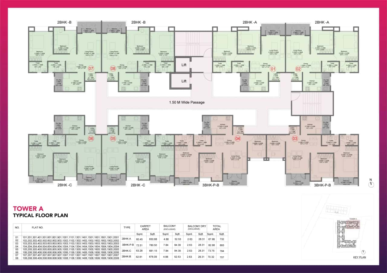 Kohinoor Sapphire 3 Floor plan 4