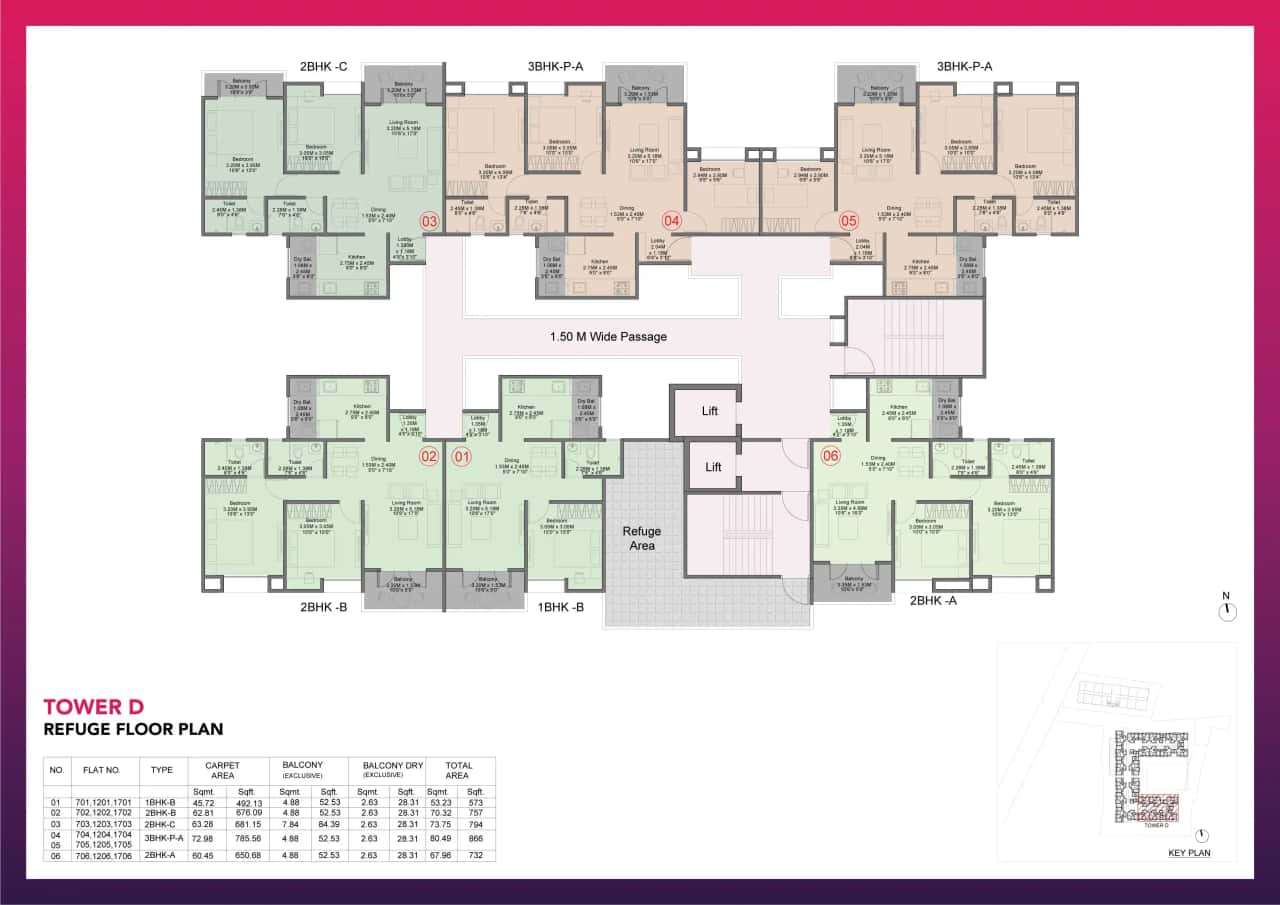 Kohinoor Sapphire 3 Floor plan 8