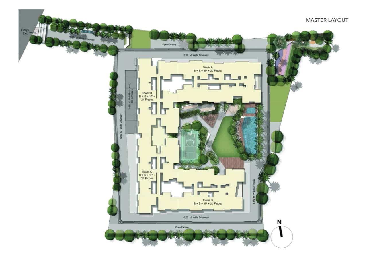 Kohinoor Sapphire 3 Master Plan