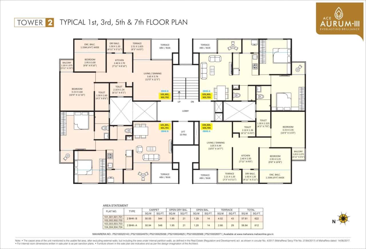 Jhamtani Ace Aurum III Floor plan 3