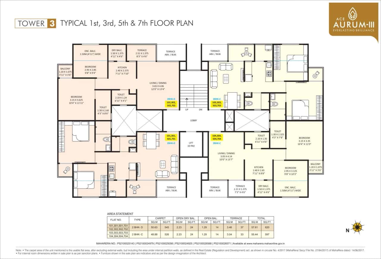 Jhamtani Ace Aurum III Floor plan 5