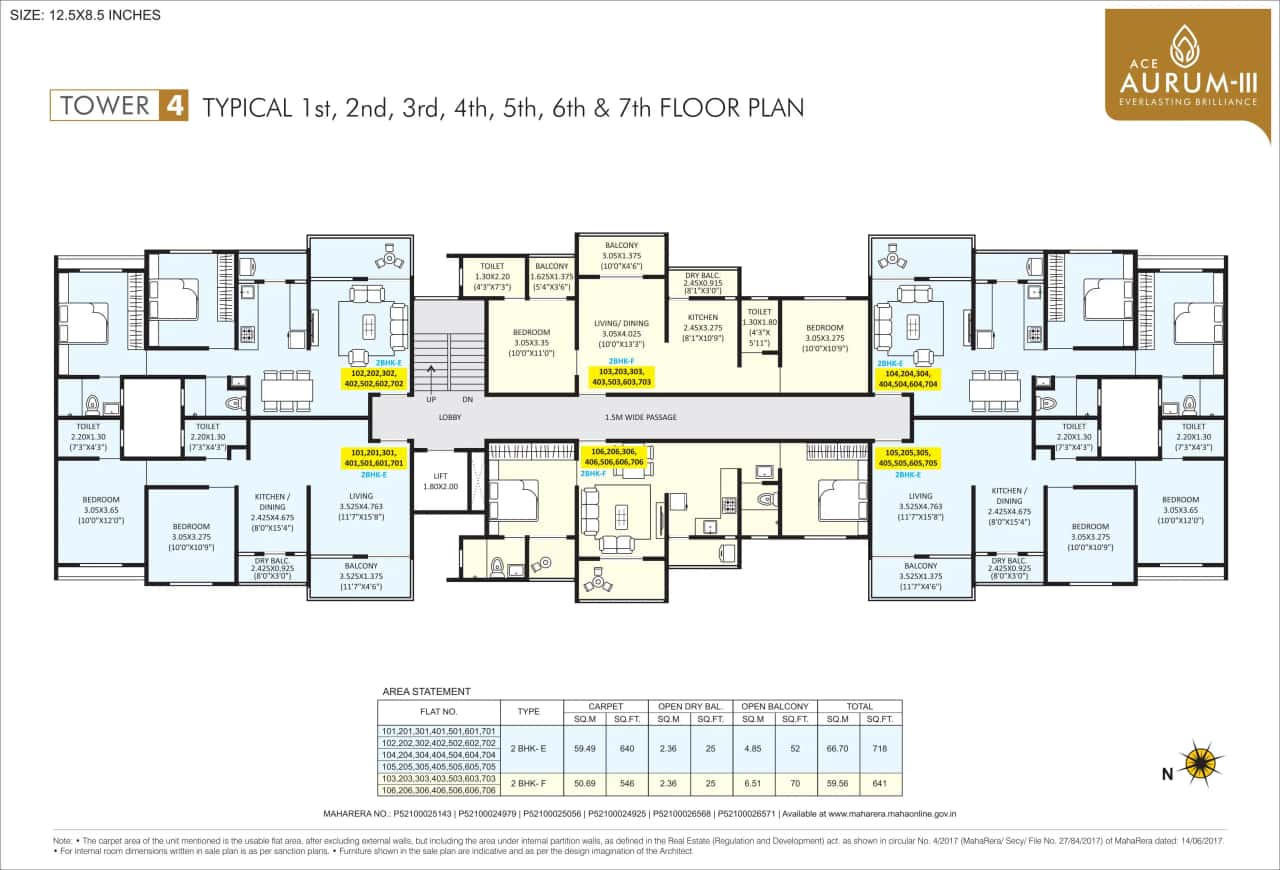 Jhamtani Ace Aurum III Floor plan 6