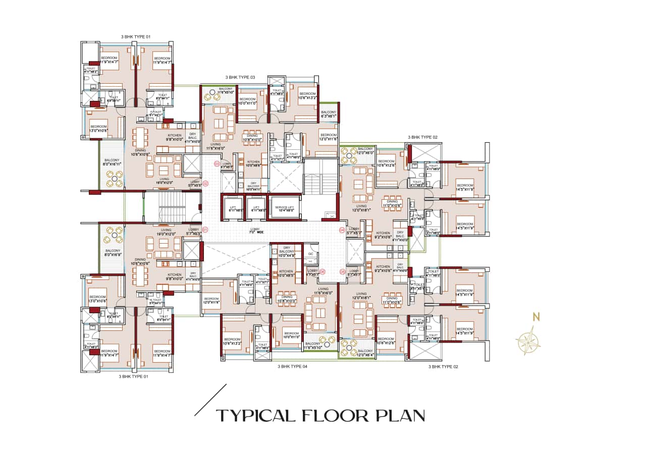 Jhamtani Nandan Ace Floor Plan