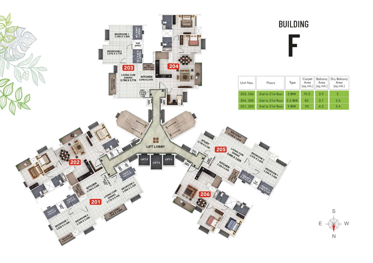 Megapolis Sparkle Tower F Floor Plan