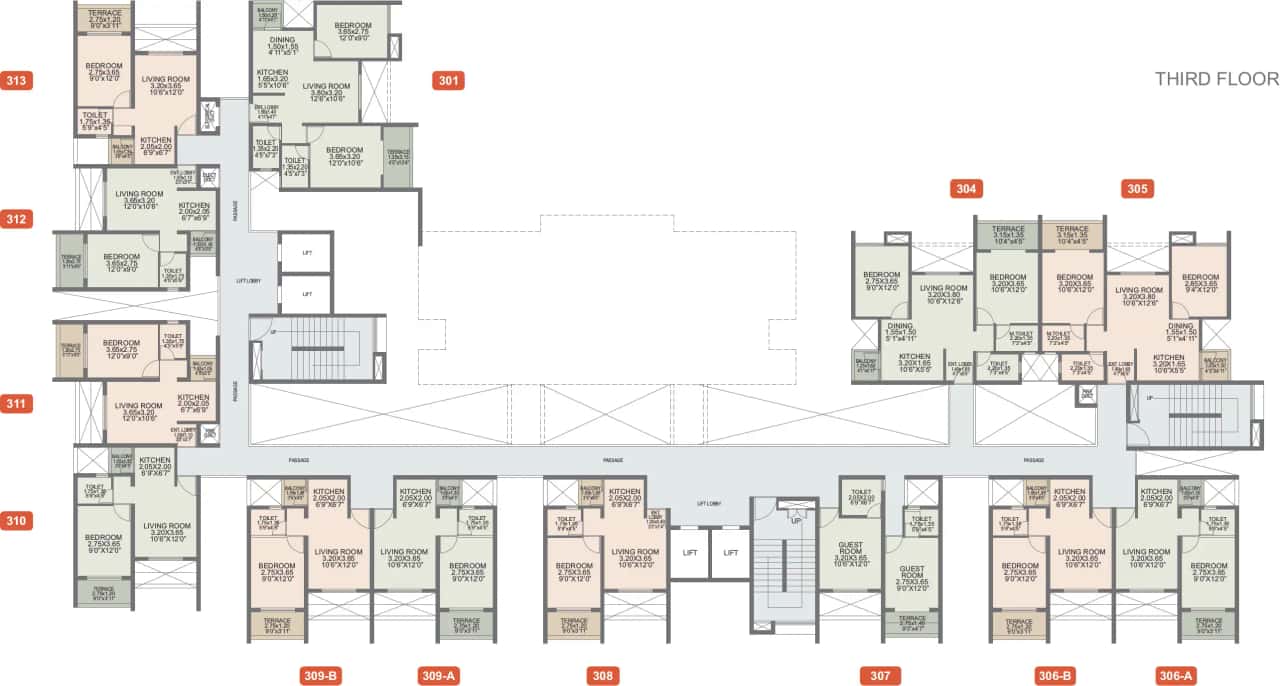 Rohan Ipsita Floor plan 1
