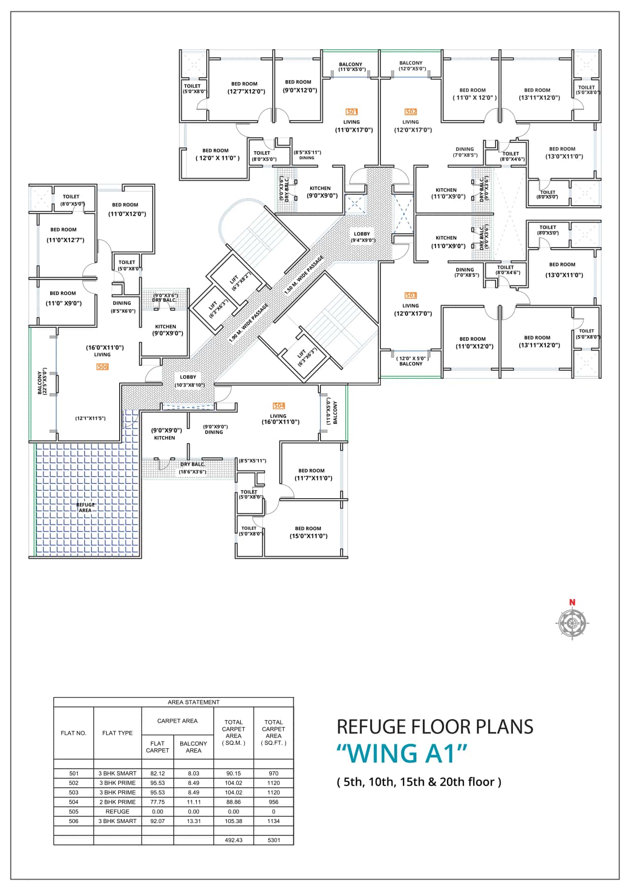 Kohinoor Zen Elite Floor plan 2