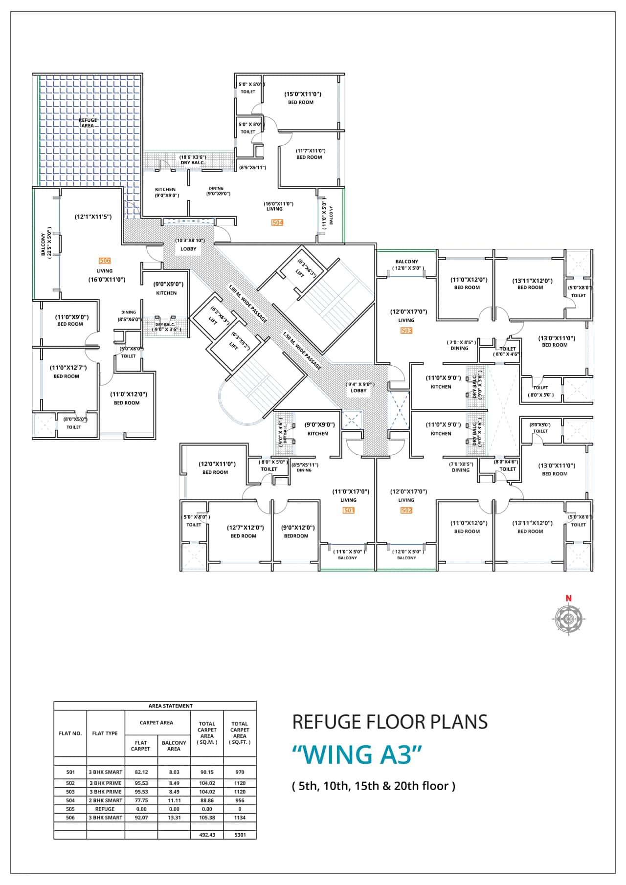 Kohinoor Zen Elite Floor plan 5