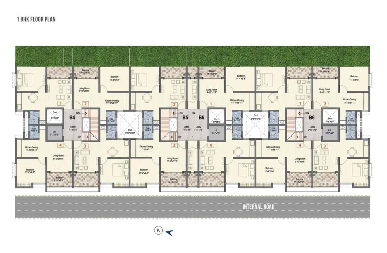 Bhandari Unnati Floor plan 1