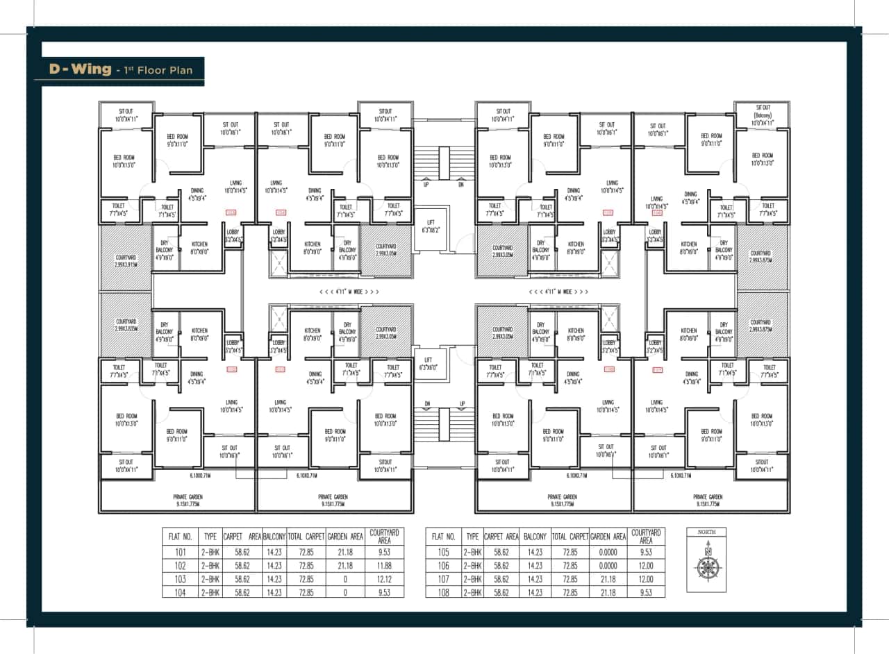 Sukhwani Hermosa Casa Floor plan 1