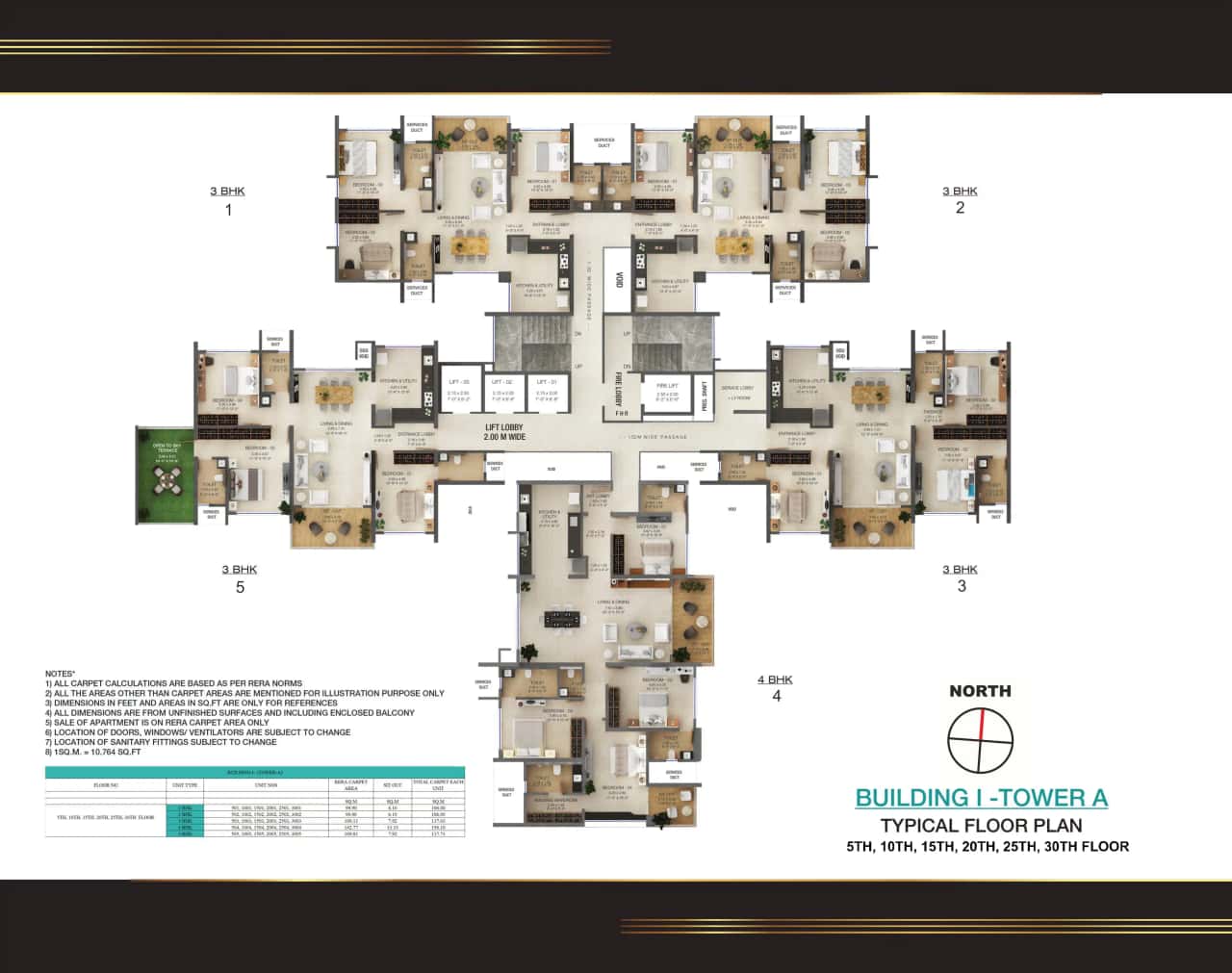 Majestique The Ornate Floor plan 1