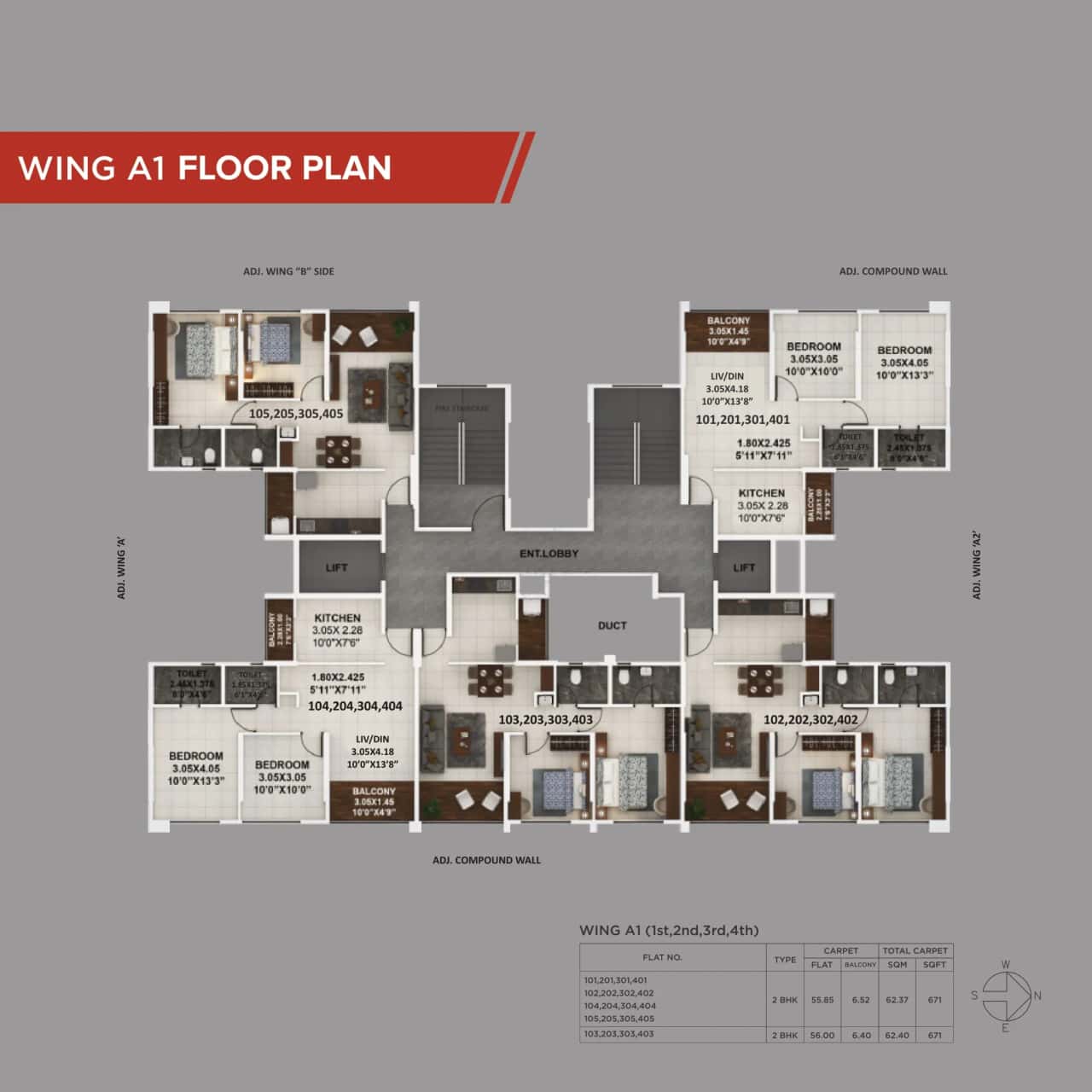 Kumar Palaash Floor plan 2