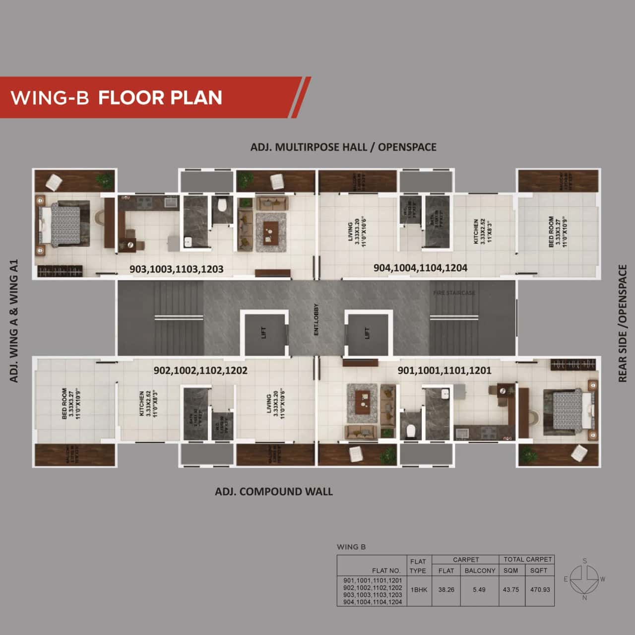 Kumar Palaash Floor plan 3