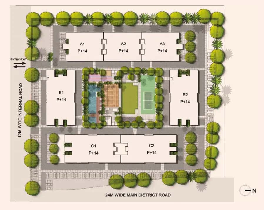 Kohinoor Abhimaan Township Master Plan