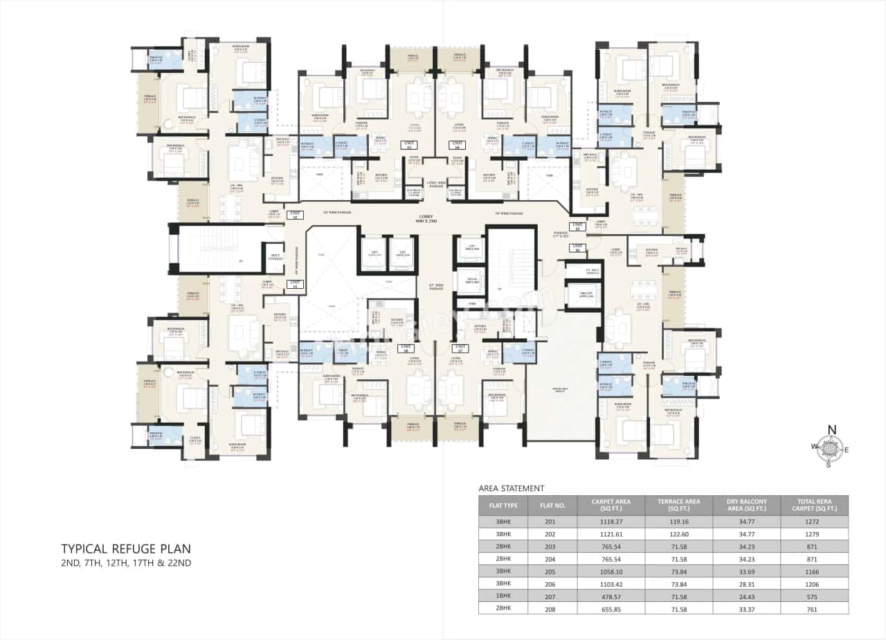 Kundan Eternia 2O Floor plan 2