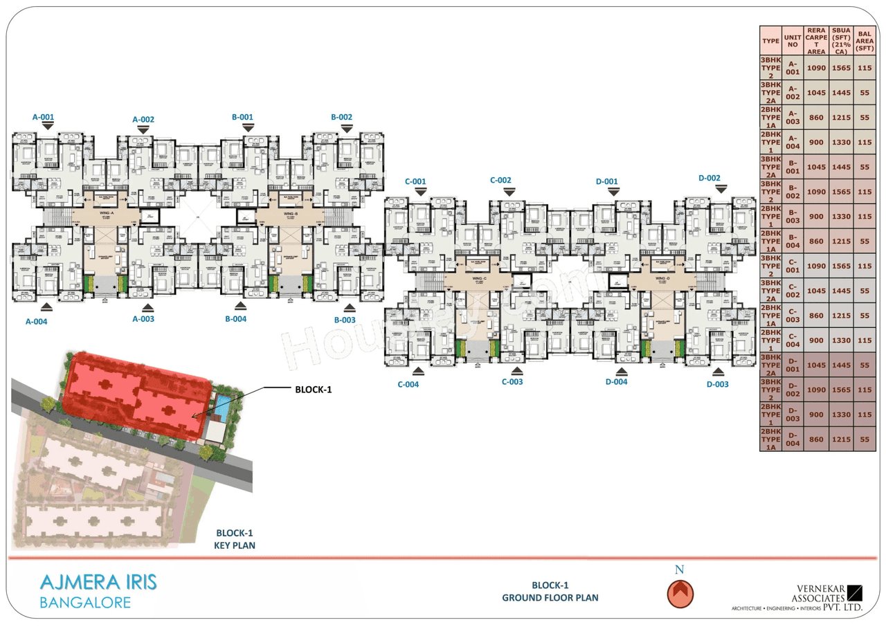Ajmera IRIS Floor plan 1