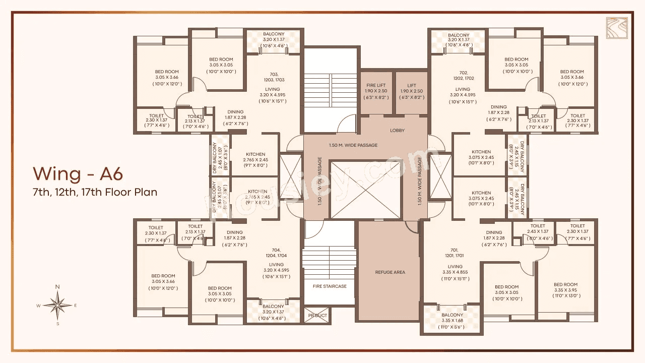 ARV Richvue Floor plan 6