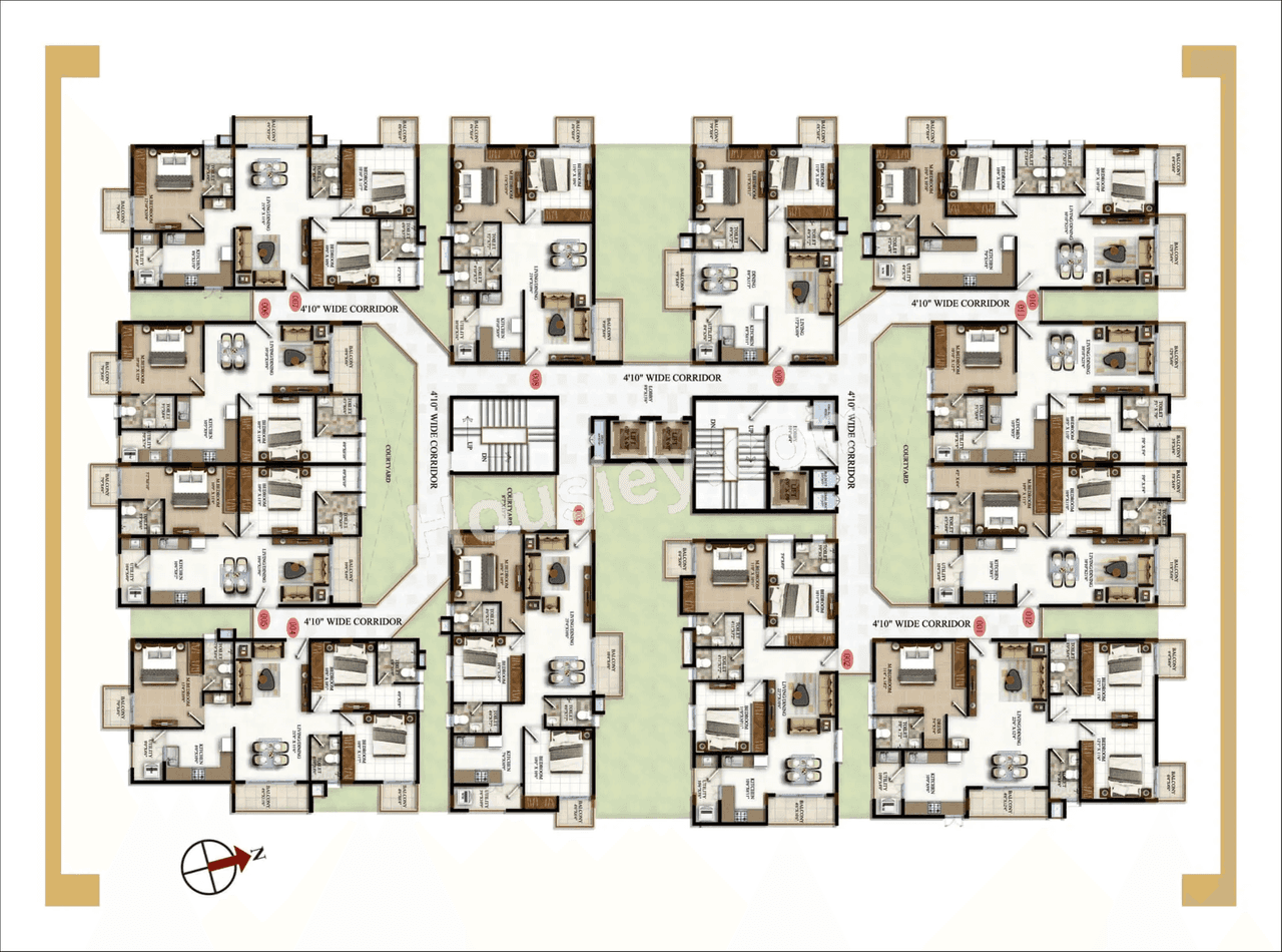 ATZ Areva Floor Plan