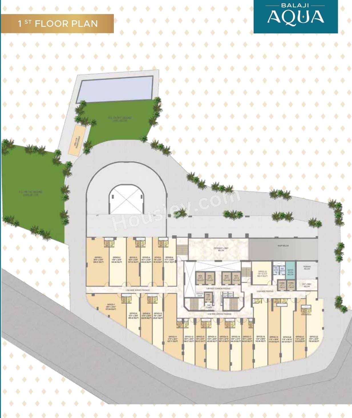 Balaji Aqua Floor plan 1
