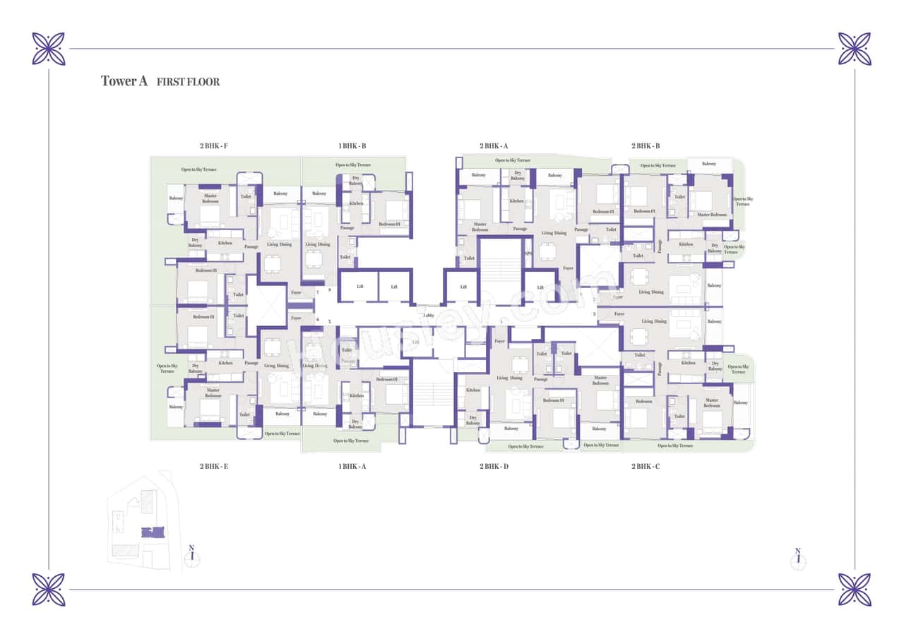 Birla Punya Floor plan 1