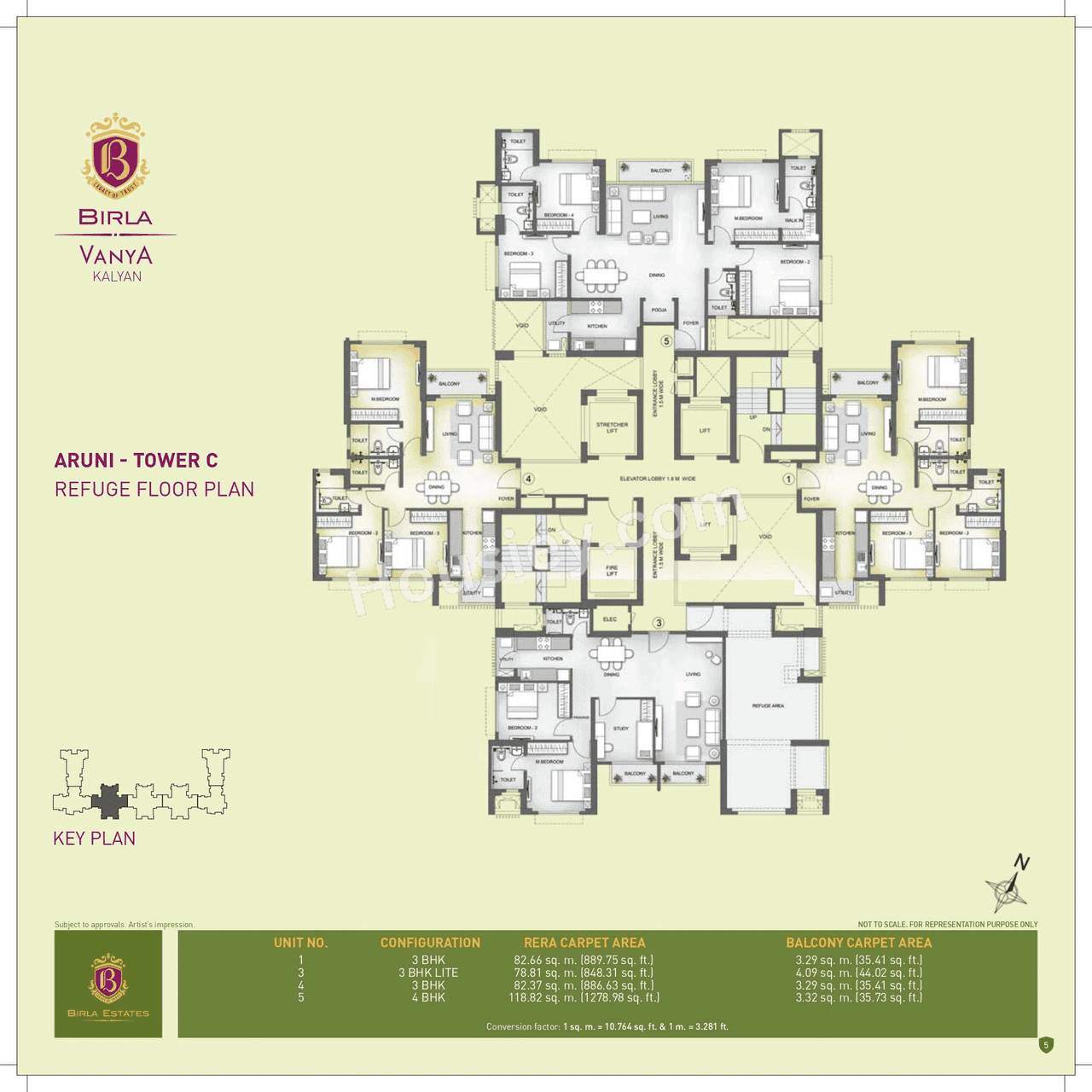 Birla Vanya Floor plan 2