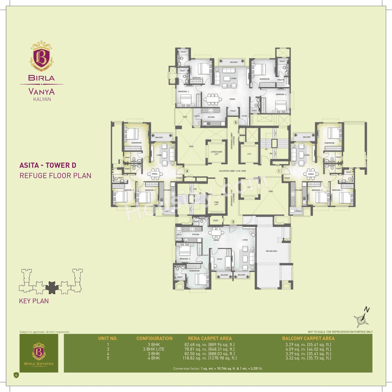 Birla Vanya Floor plan 3