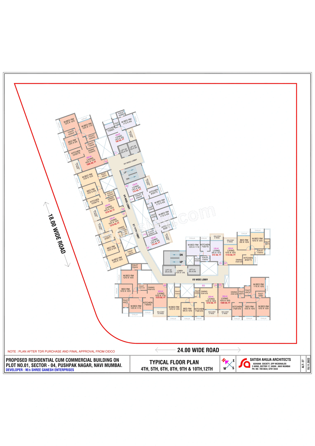 Delta Elite Floor plan 1