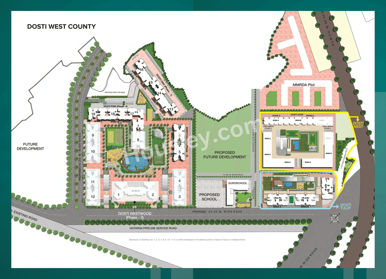 Dosti Nest Floor plan 2