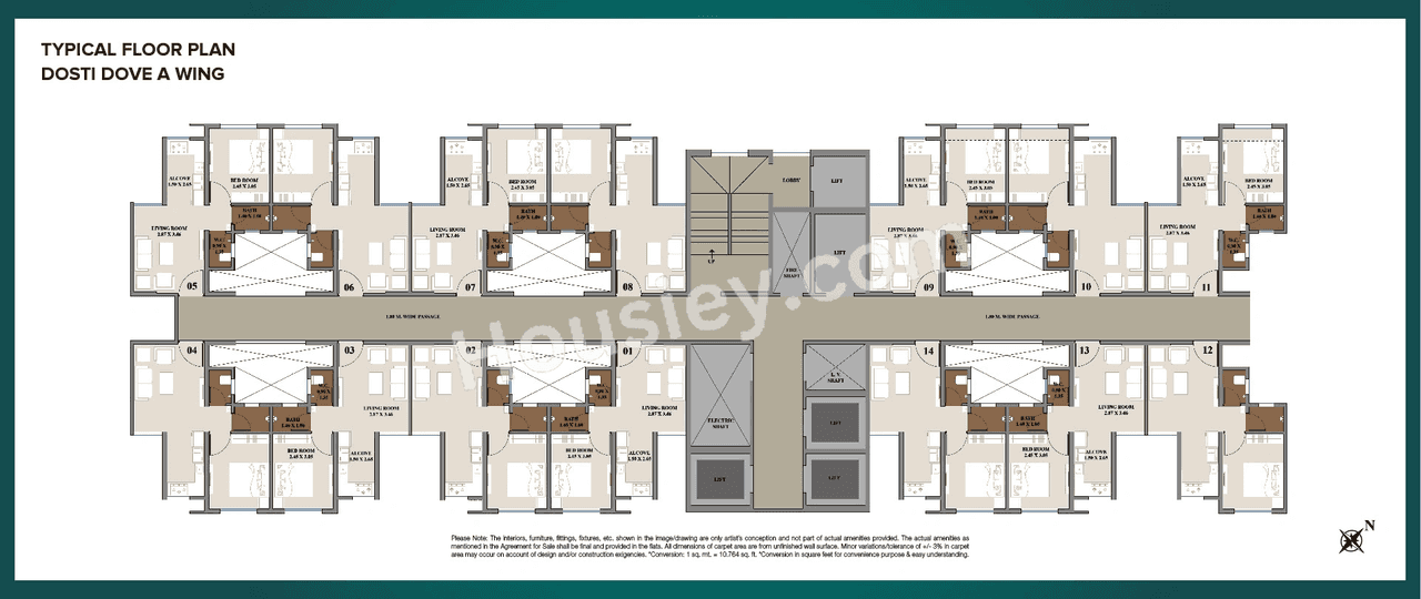 Dosti Nest Floor plan 4
