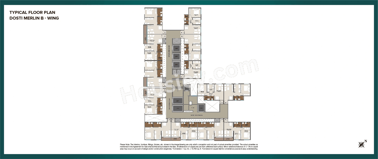 Dosti Nest Floor plan 5