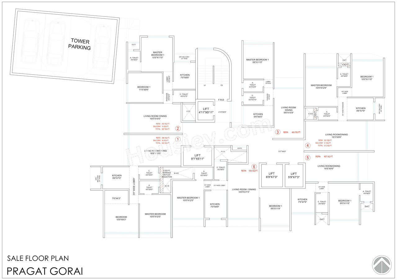 DTG Aqua Floor plan 1
