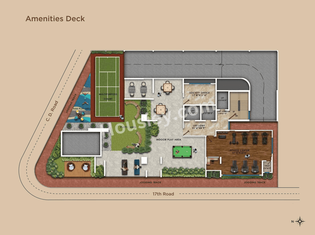 Ekta Evaana Floor plan 1