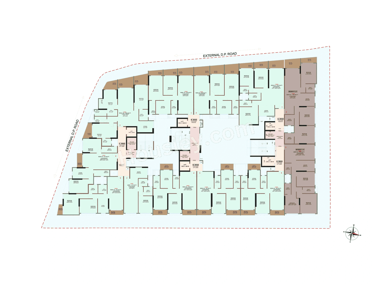 Gami Evara Floor plan 1