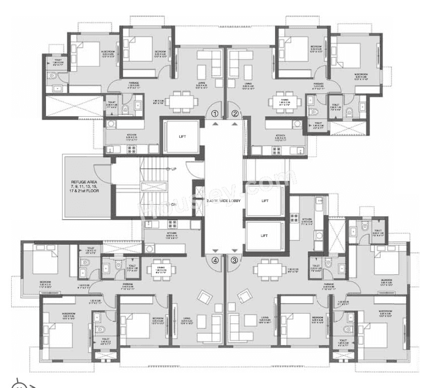 Godrej Nest Floor plan 1