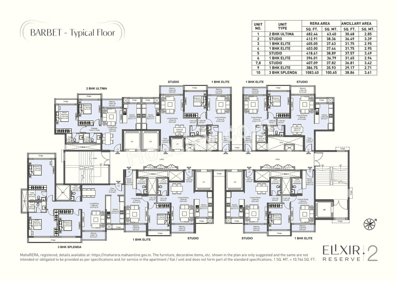 L&T Barbet Floor Plan