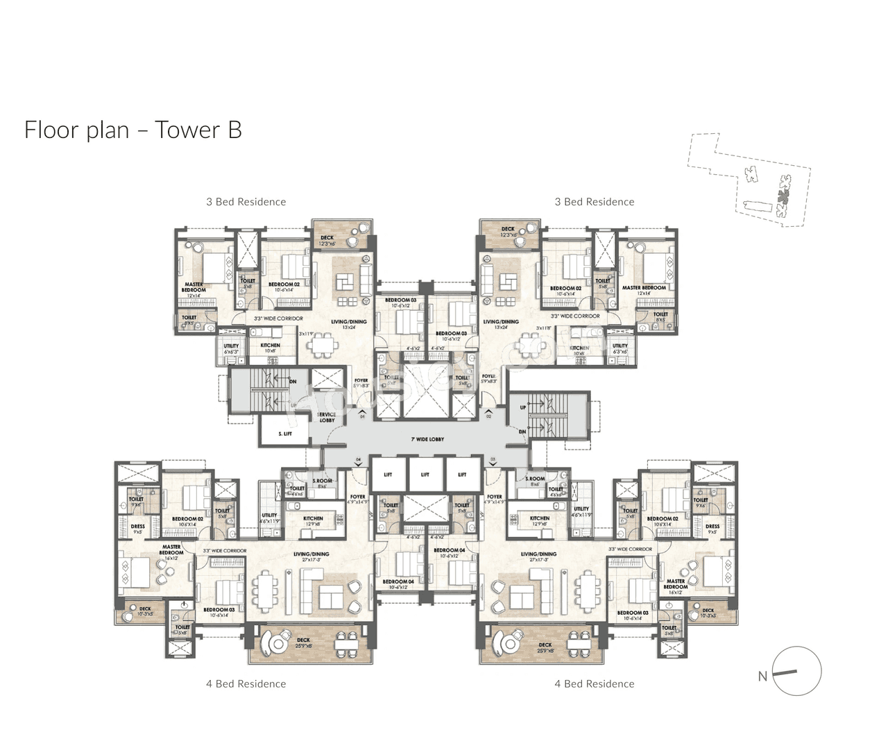 Lodha Azur Floor plan 1