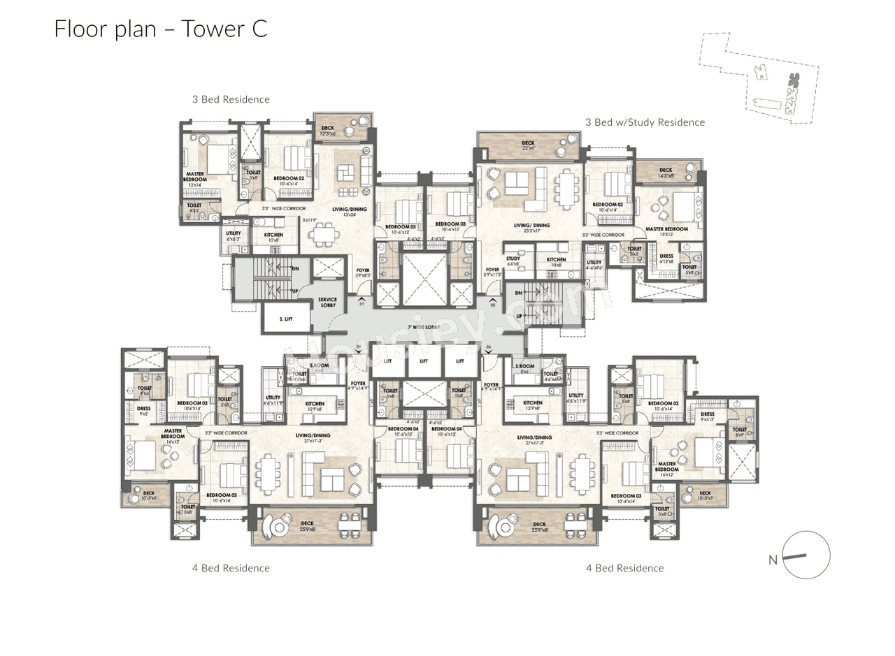 Lodha Azur Floor plan 2
