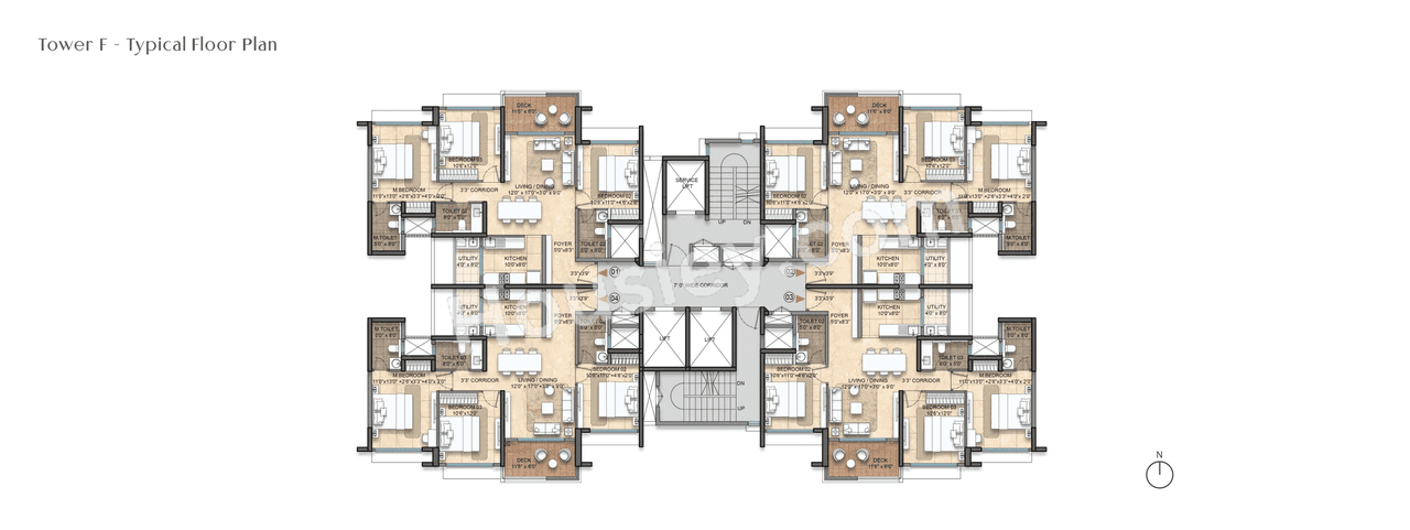 Lodha Haven Floor plan 3