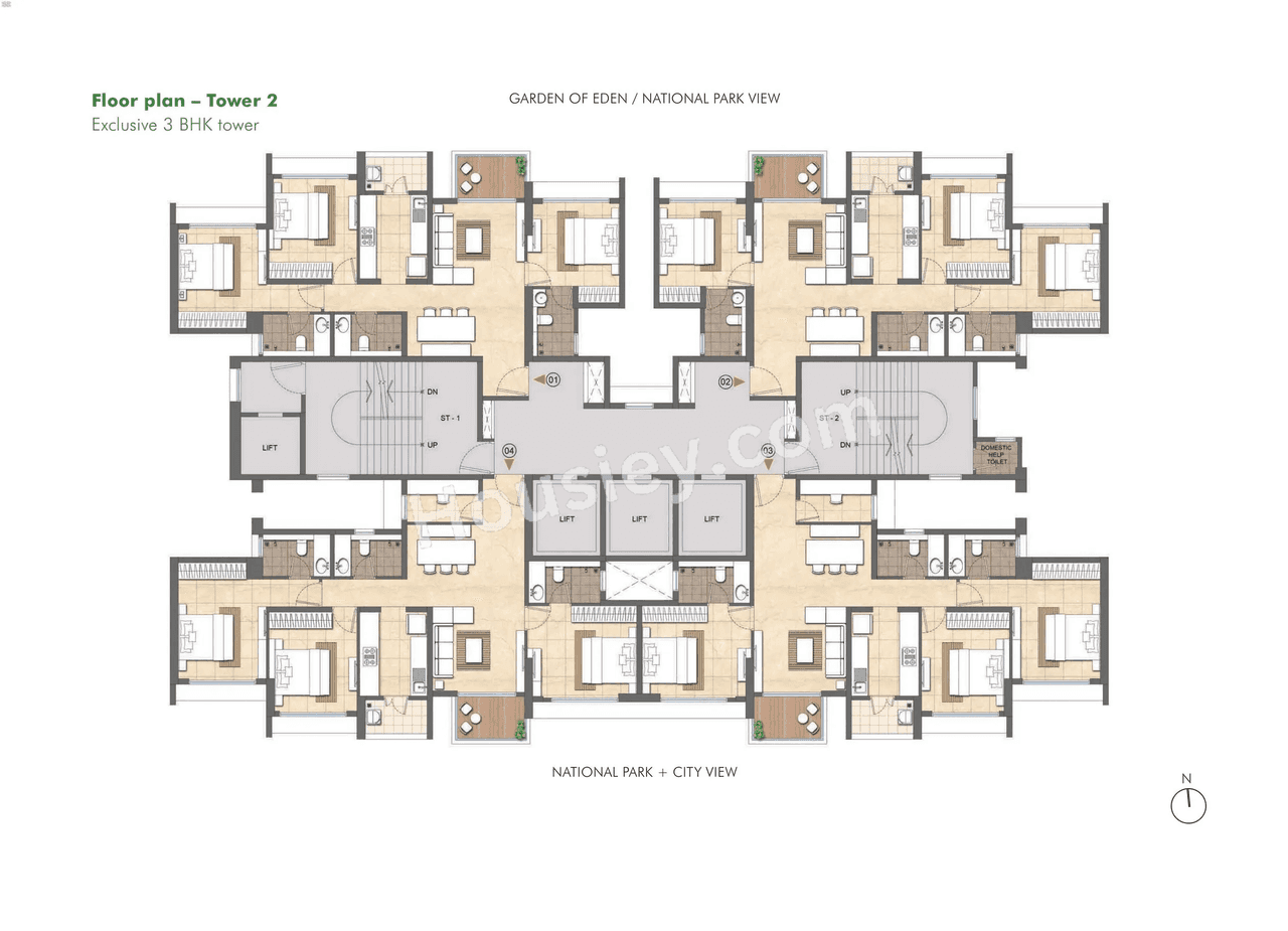 Lodha Woods Floor plan 2