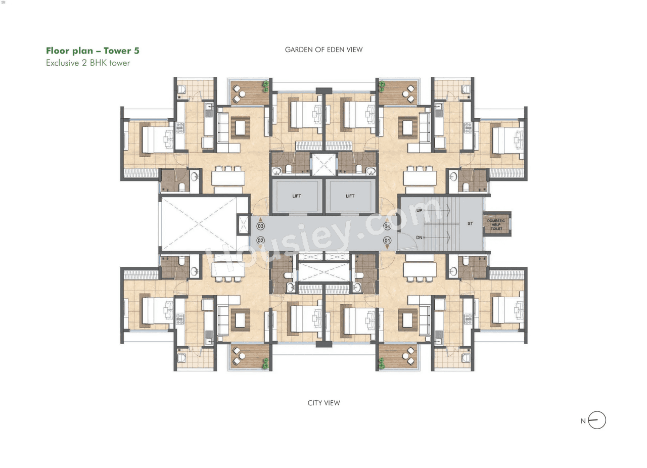 Lodha Woods Floor plan 5