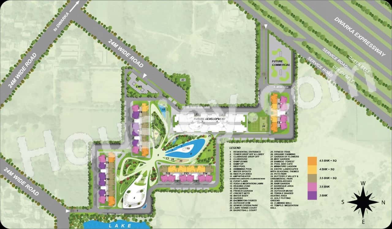 M3M crown Master Plan