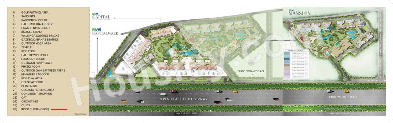 M3M Mansion Floor Plan
