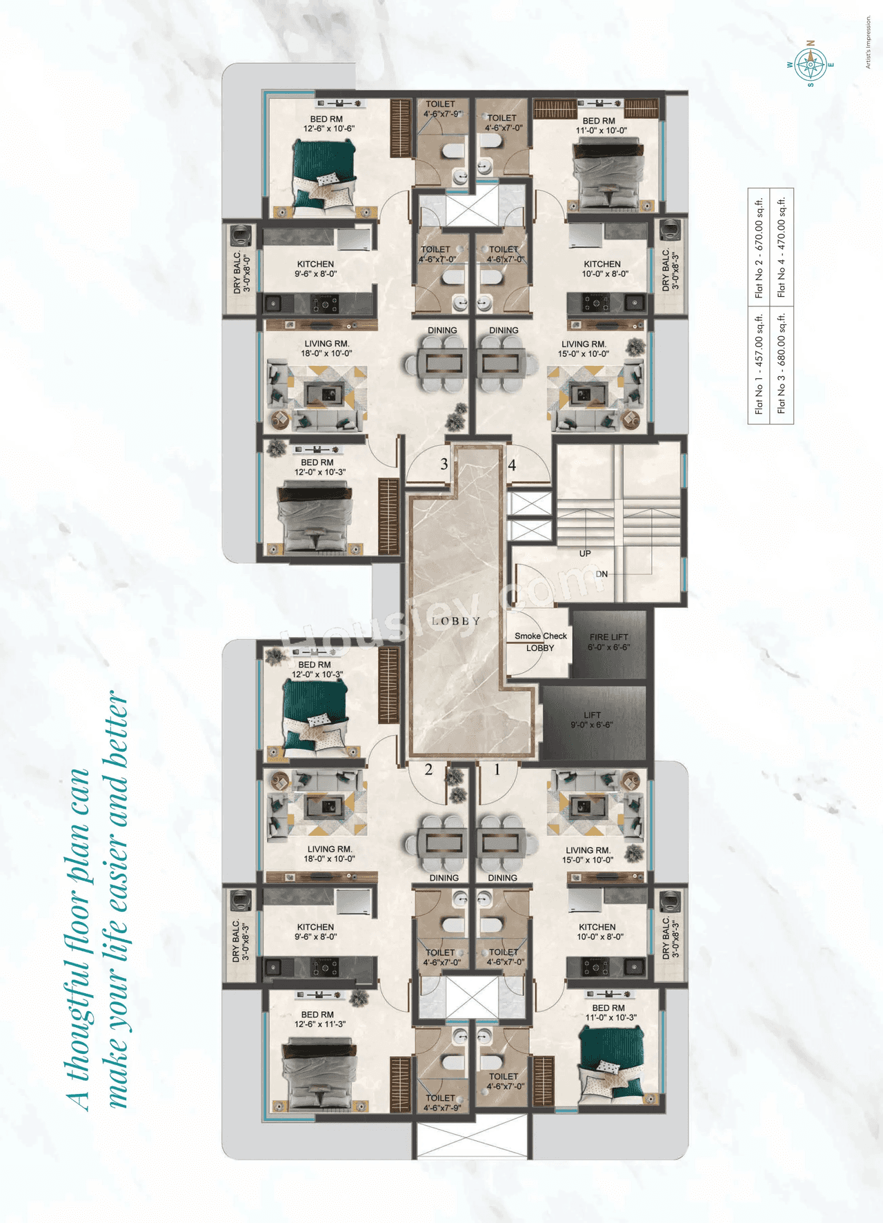 MK Gloria Floor Plan