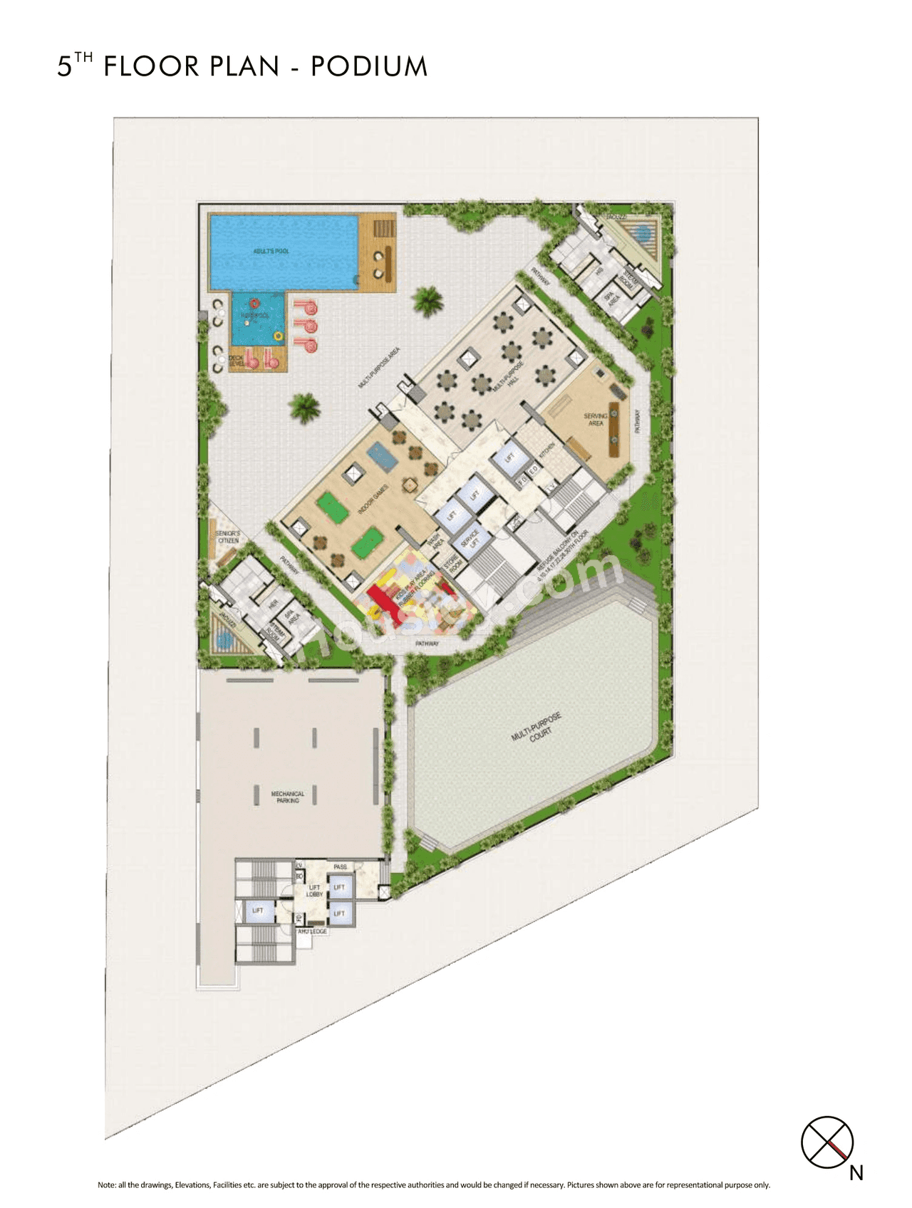 One Akshar Floor plan 1