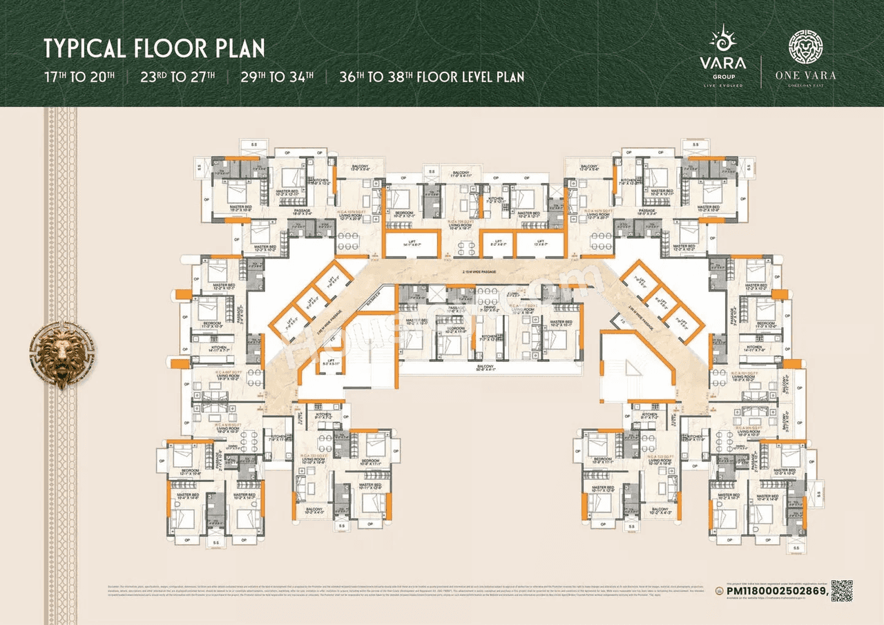 One Vara Floor Plan