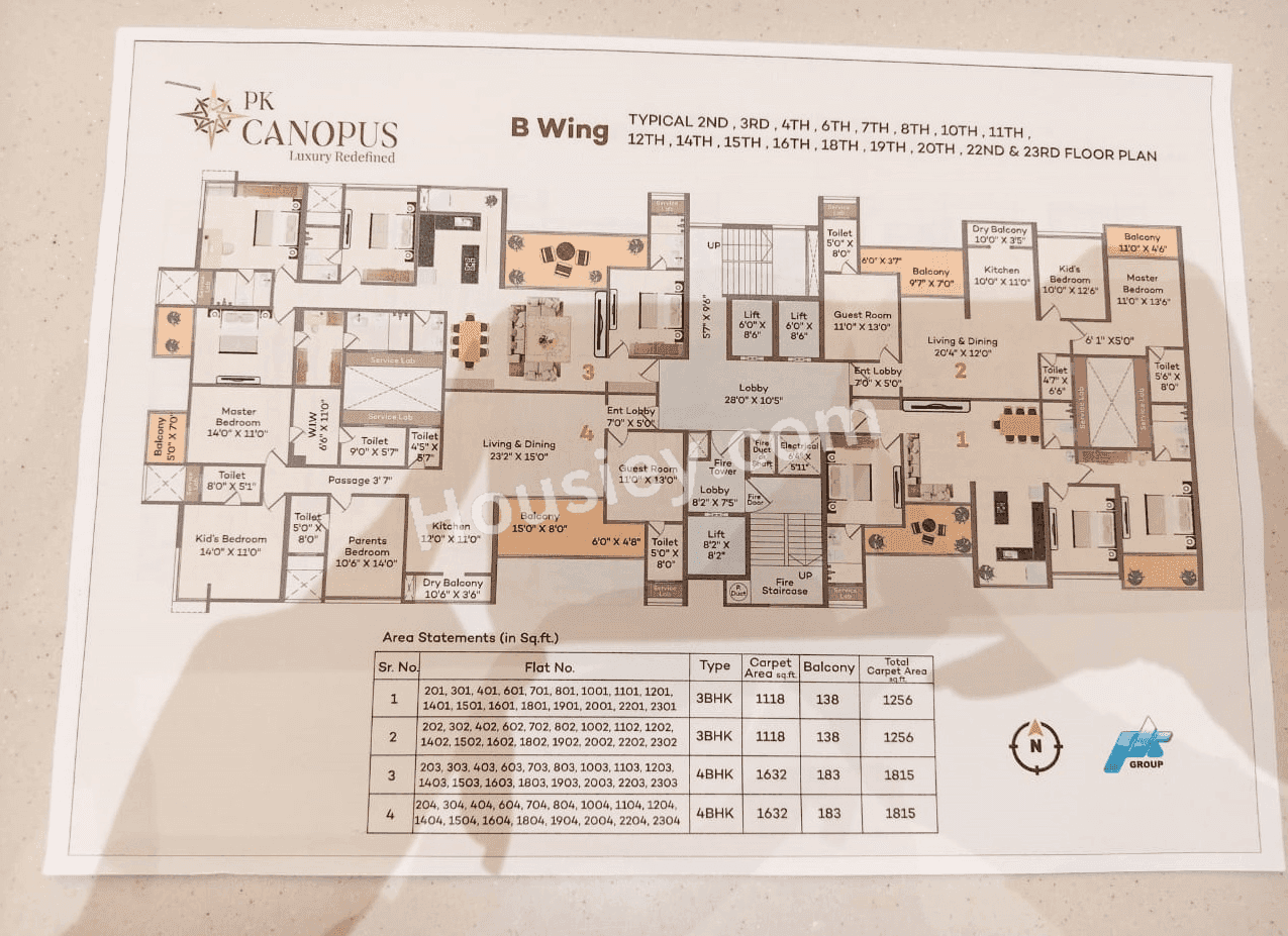 PK Canopus Floor plan 1